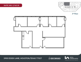 3900 Essex Ln, Houston, TX for rent Floor Plan- Image 1 of 2