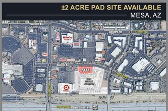 Power Rd, Mesa, AZ - aerial  map view