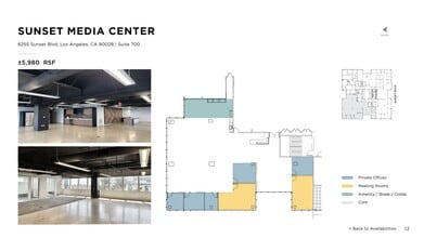 6255 W Sunset Blvd, Los Angeles, CA to rent Site Plan- Image 1 of 1