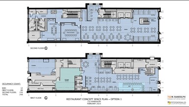 732 W Randolph St, Chicago, IL for rent Floor Plan- Image 1 of 11