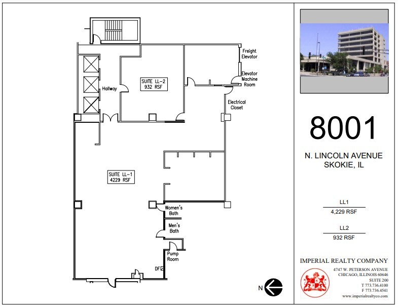 8001 Lincoln Ave, Skokie, IL for rent Floor Plan- Image 1 of 1