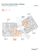 1305 Airport Fwy, Bedford, TX for rent Floor Plan- Image 2 of 2