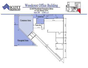 12140 Woodcrest Exec Dr, Creve Coeur, MO for rent Floor Plan- Image 1 of 2