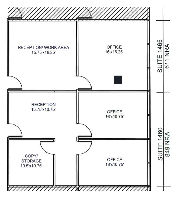2100 Travis St, Houston, TX to rent Floor Plan- Image 1 of 1