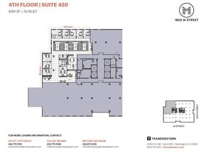 1850 M St NW, Washington, DC to rent Floor Plan- Image 1 of 1