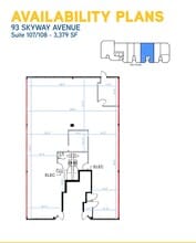 87 Skyway Ave, Toronto, ON to rent Floor Plan- Image 1 of 10