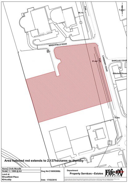 Wheatfield Rd, Kirkcaldy for sale - Site Plan - Image 2 of 2