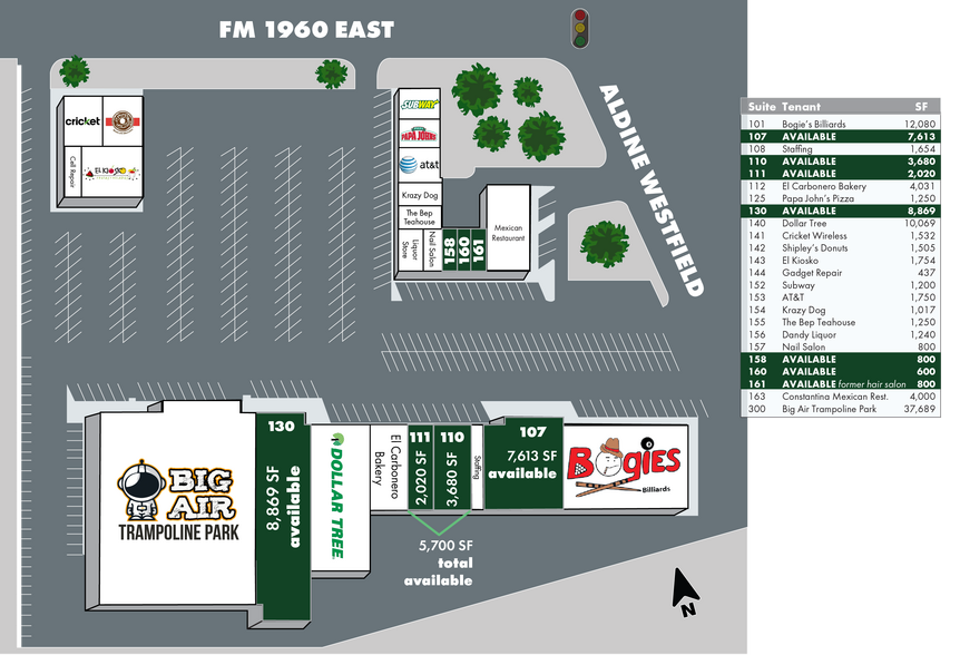 3040 Fm 1960 Rd E, Houston, TX for rent - Site Plan - Image 2 of 6