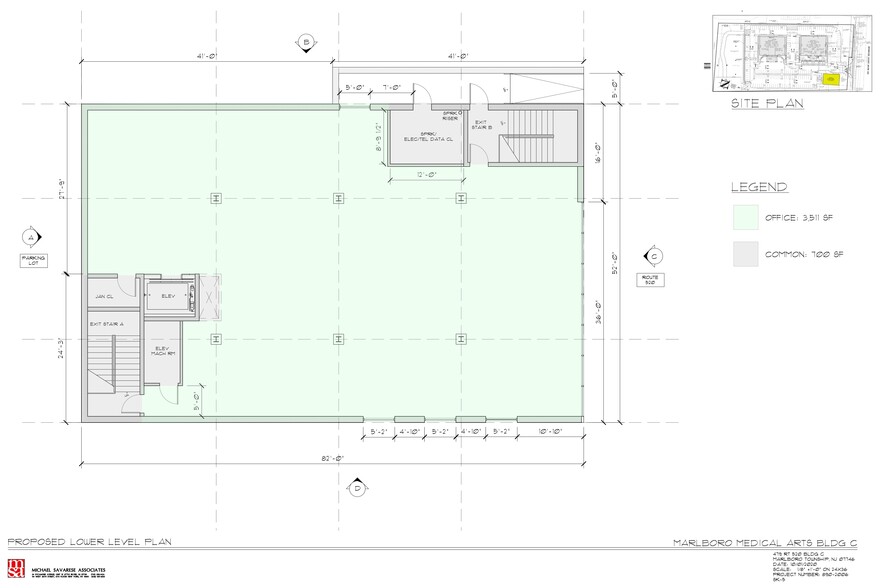 479 Route 520, Marlboro, NJ for rent - Site Plan - Image 2 of 5