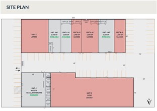 6003 N Shepherd Dr, Houston, TX for rent Site Plan- Image 1 of 3