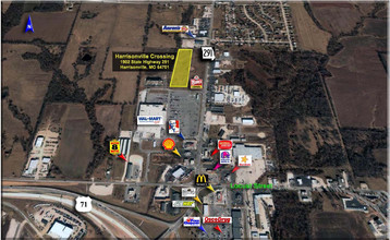 1802-2012 N State Route 291, Harrisonville, MO - aerial  map view