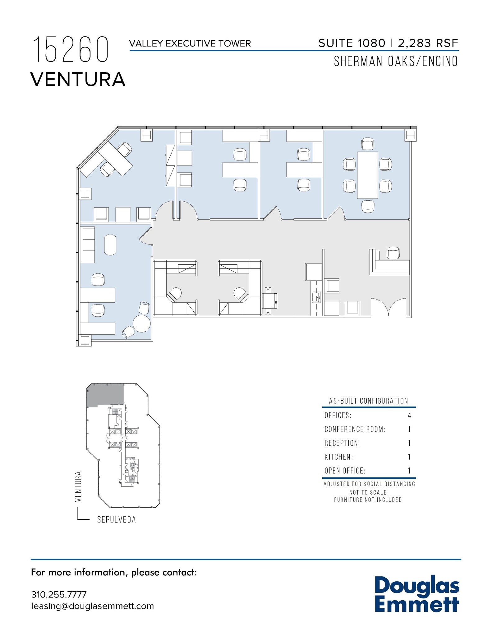 15260 Ventura Blvd, Sherman Oaks, CA for rent Floor Plan- Image 1 of 1