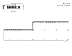 PENN 1, New York, NY for rent Floor Plan- Image 2 of 2