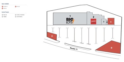 1475 W Andrew Johnson Hwy, Greeneville, TN for rent Site Plan- Image 1 of 2