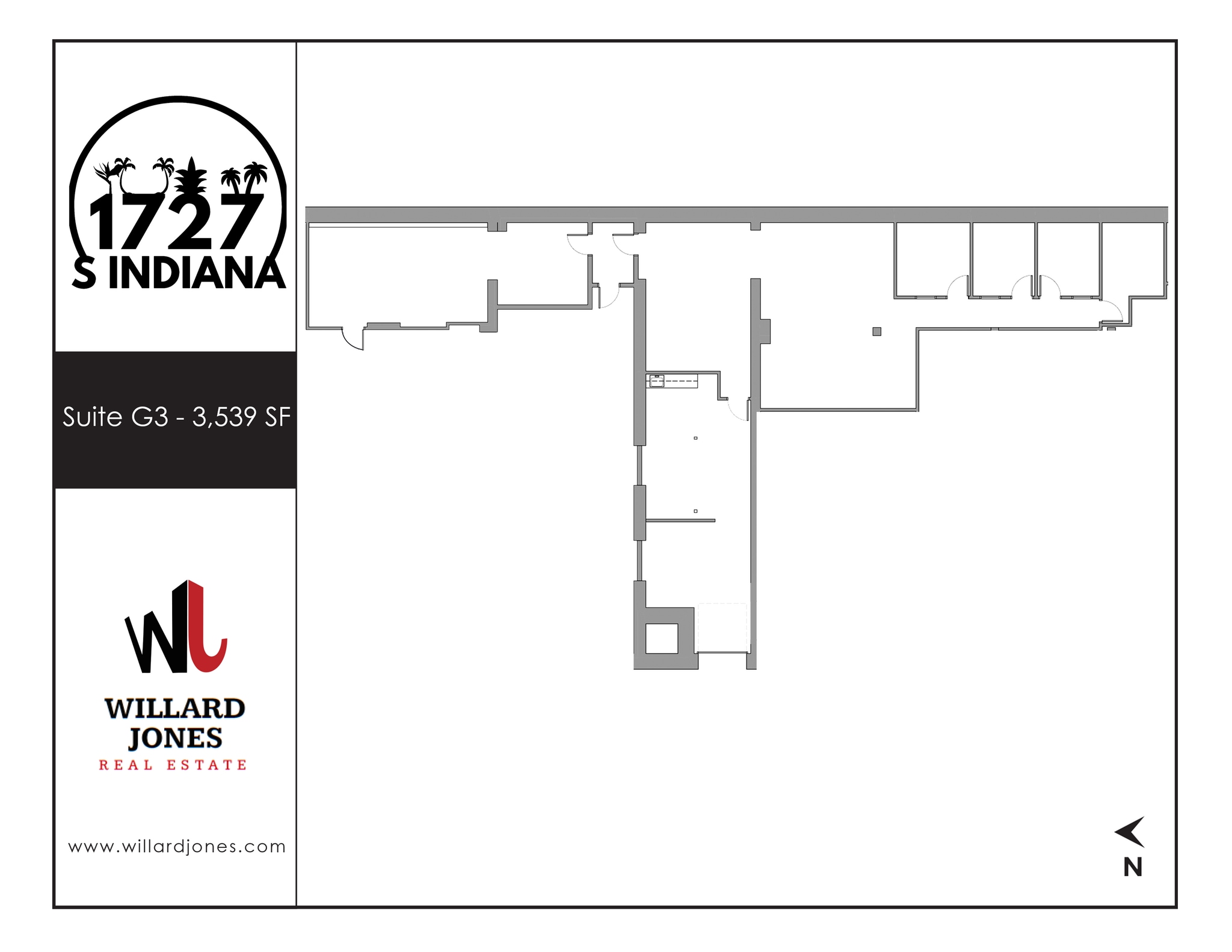 1727 S Indiana Ave, Chicago, IL to rent Floor Plan- Image 1 of 1