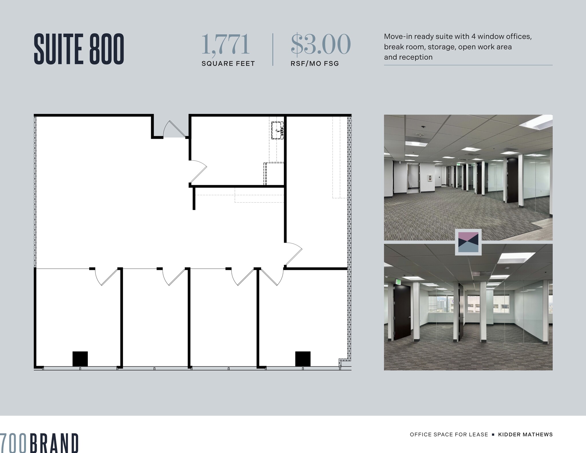 700 N Brand Blvd, Glendale, CA to rent Floor Plan- Image 1 of 3