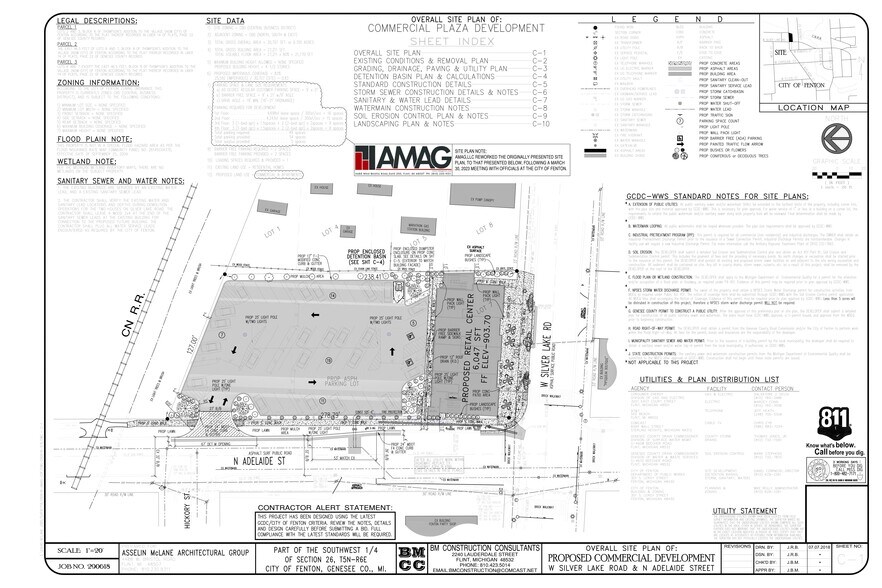 406 W Silver Lake Rd, Fenton, MI for sale - Site Plan - Image 2 of 2