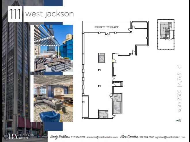 111 W Jackson Blvd, Chicago, IL to rent Floor Plan- Image 1 of 7