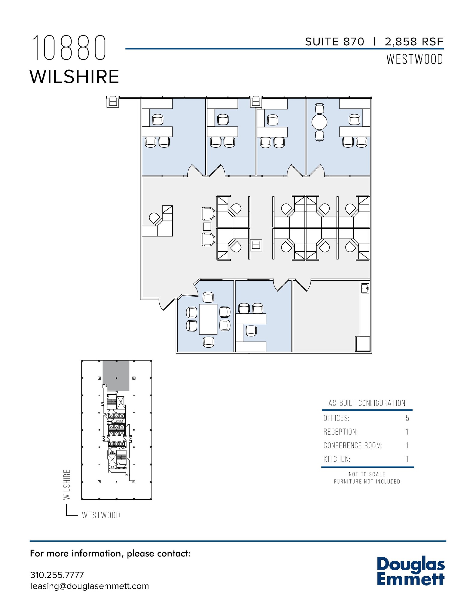 10880 Wilshire Blvd, Los Angeles, CA to rent Floor Plan- Image 1 of 1