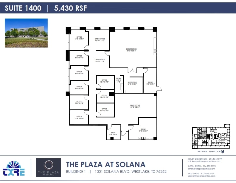 1301 Solana Blvd, Westlake, TX to rent Floor Plan- Image 1 of 1