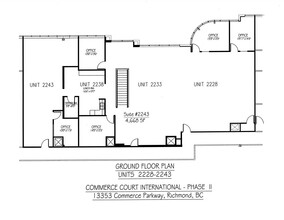 13353 Commerce Pky, Richmond, BC for rent Floor Plan- Image 2 of 12