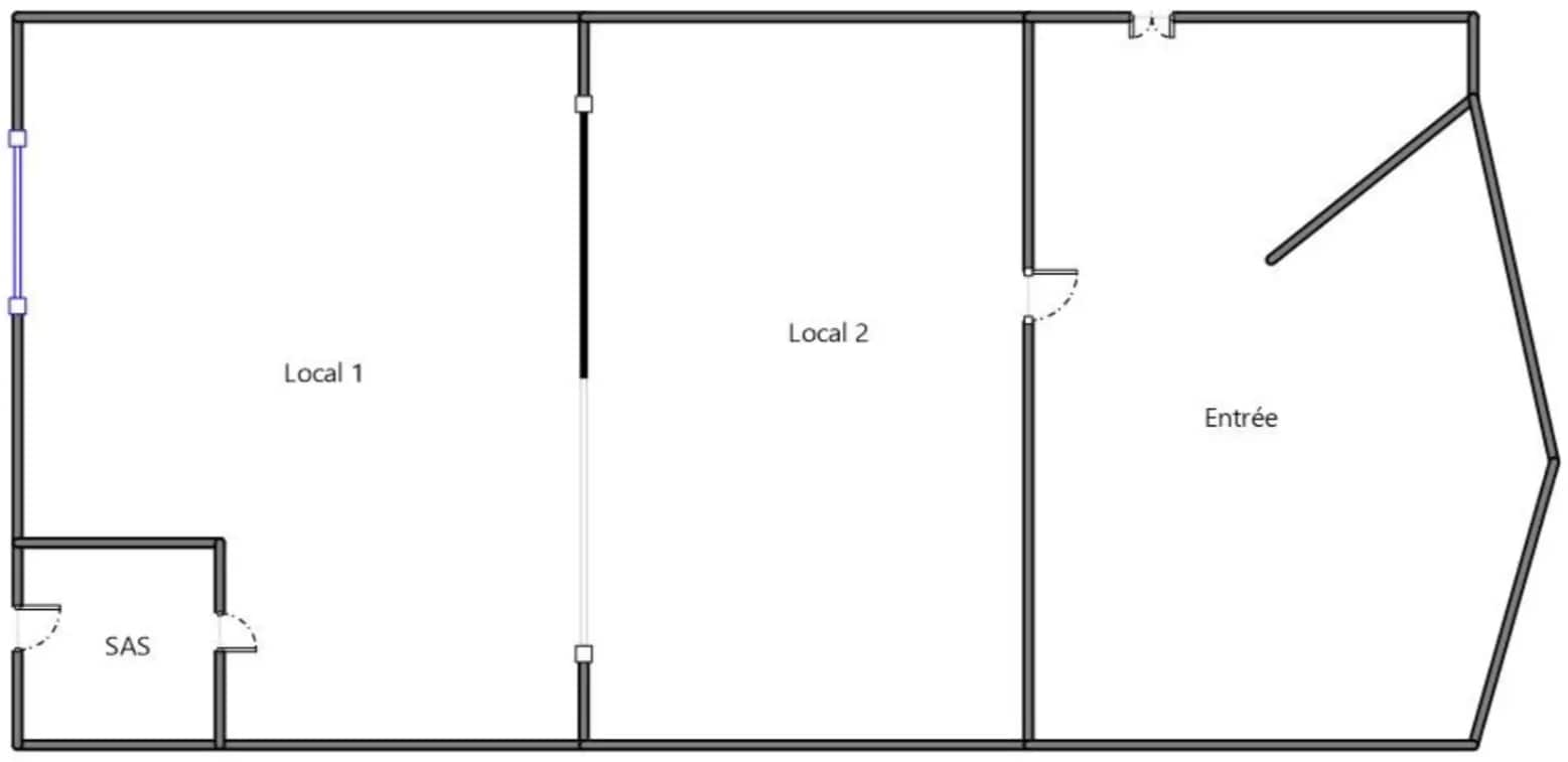Retail in Paris to rent Floor Plan- Image 1 of 1