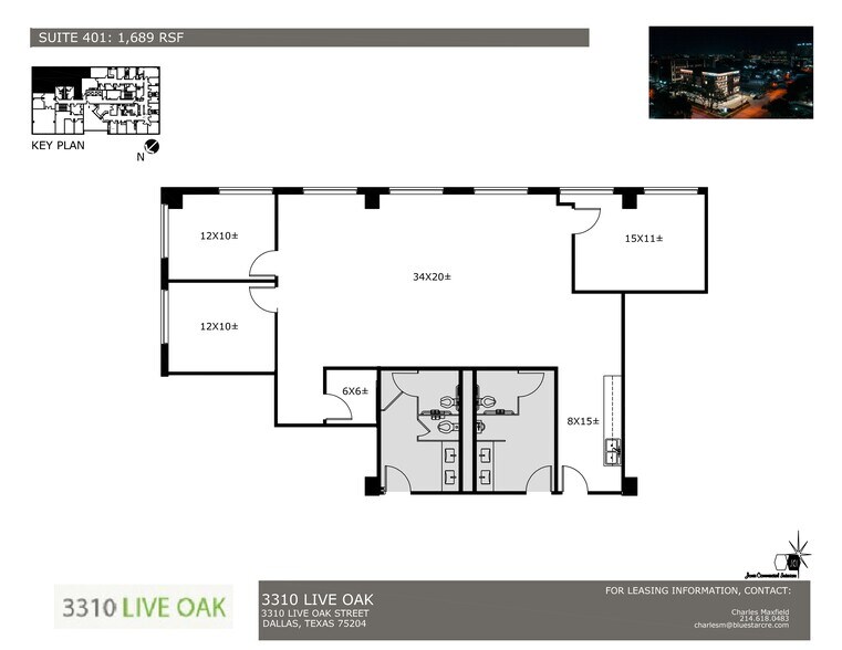 3310 Live Oak St, Dallas, TX for rent - Site Plan - Image 2 of 12