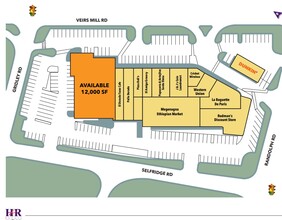 12200-12222 Veirs Mill Rd, Wheaton, MD for rent Site Plan- Image 1 of 1