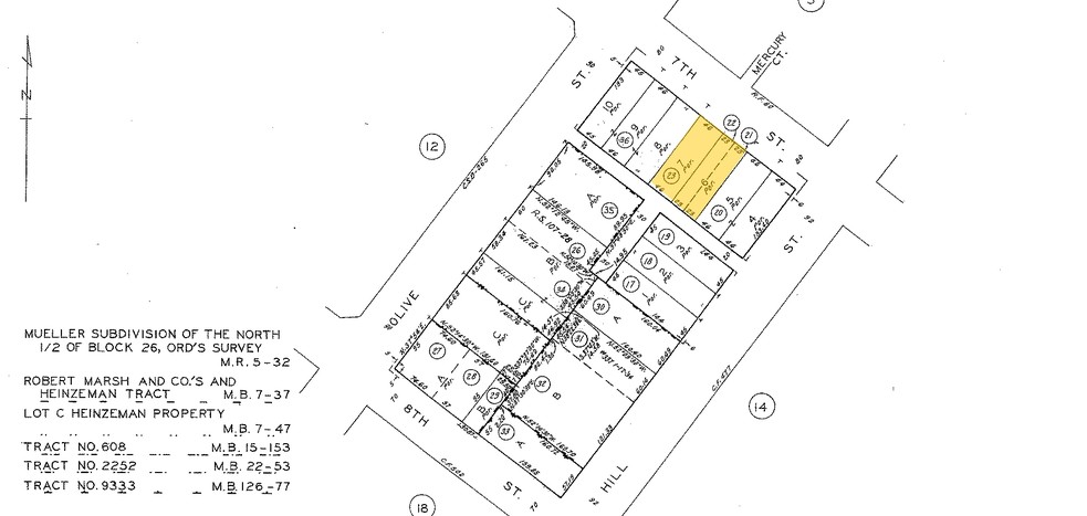 410 W 7th St, Los Angeles, CA for rent - Plat Map - Image 2 of 9