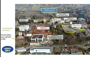 693 Route Nationale 6, Limonest, RHO - Aerial map view - Image1
