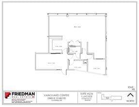 23800 W 10 Mile Rd, Southfield, MI to rent Floor Plan- Image 1 of 2