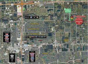 1636 Max Rd, Pearland, TX - aerial  map view