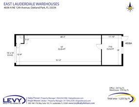4861-4875 NE 12th Ave, Fort Lauderdale, FL to rent Floor Plan- Image 2 of 3