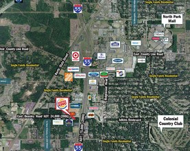 595 E Beasley Rd, Jackson, MS - AERIAL  map view