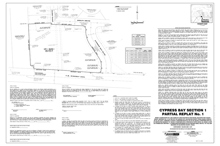 Nwc Marina Bay Drive & Cypress Bay Blvd, Kemah, TX for sale - Site Plan - Image 3 of 3