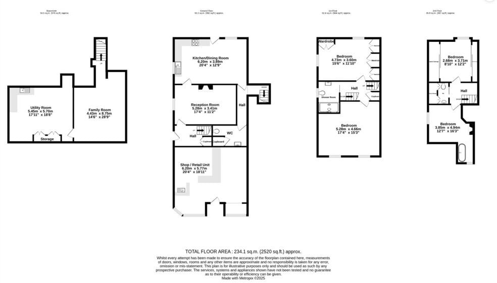 30-30A High St, Ewell for sale - Floor Plan - Image 2 of 3
