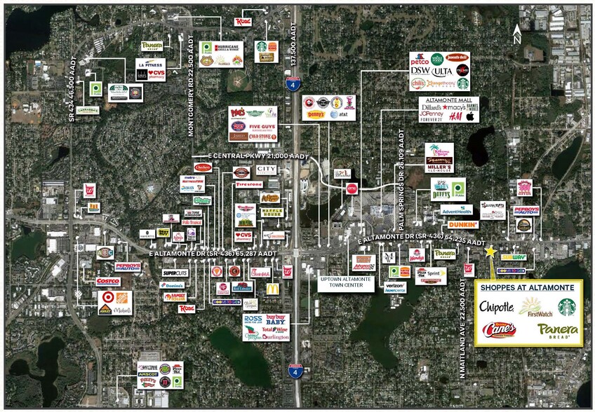 Shoppes at Altamonte portfolio of 5 properties for sale on LoopNet.co.uk - Aerial - Image 3 of 11