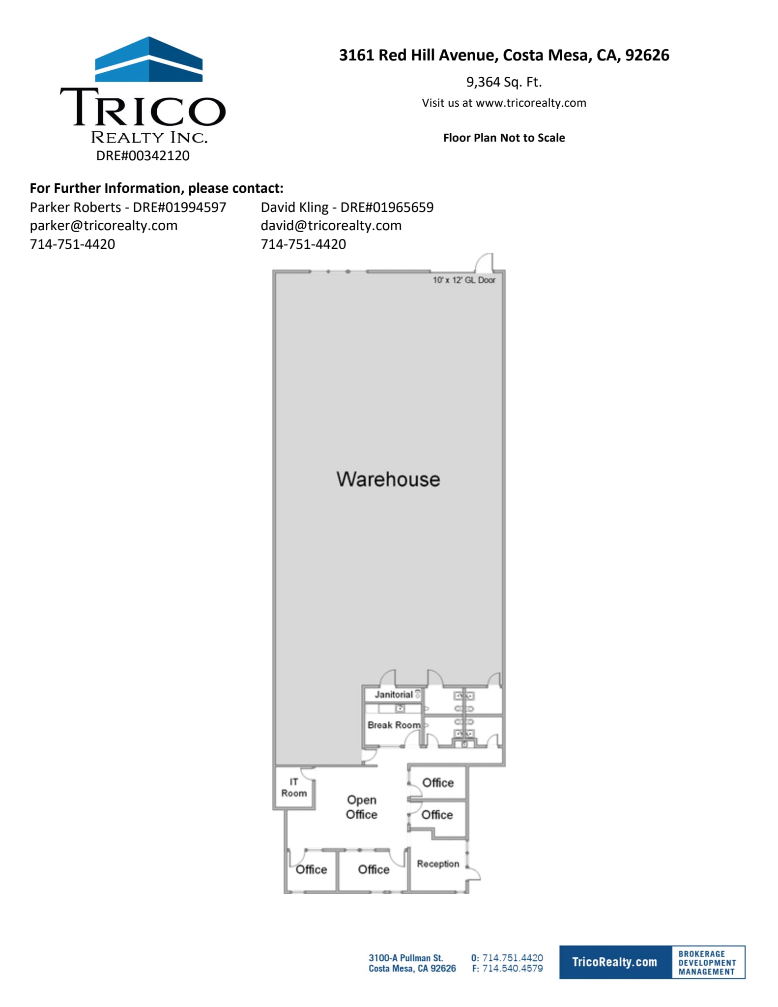 3159-3169 Red Hill Ave, Costa Mesa, CA for rent Floor Plan- Image 1 of 1