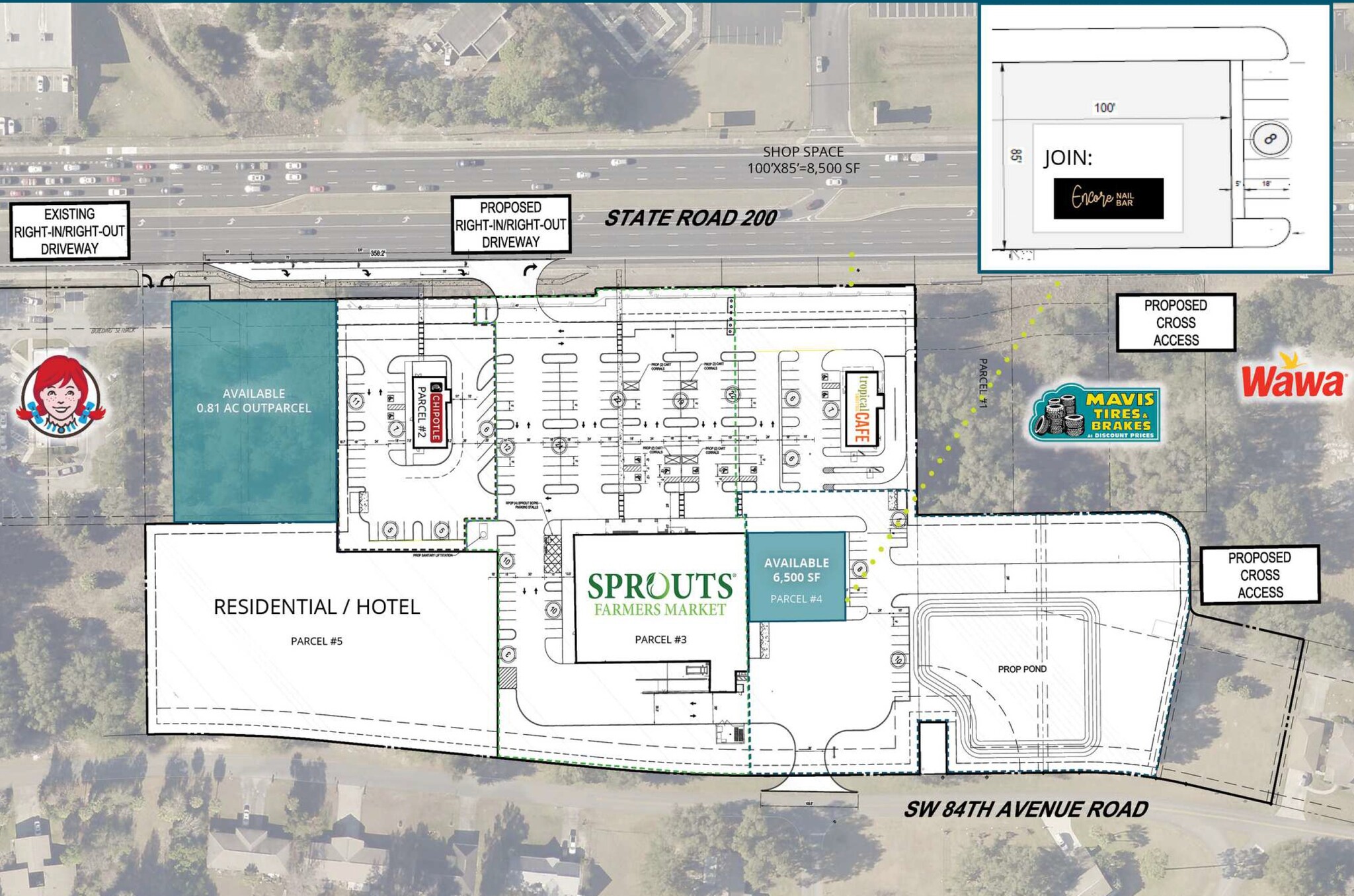 8300 SW State Road 200, Ocala, FL for rent Site Plan- Image 1 of 1