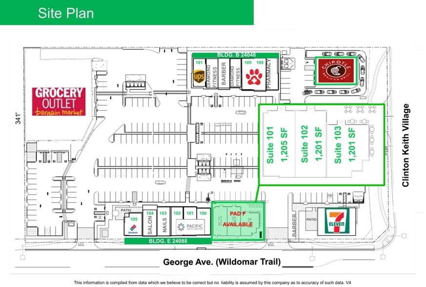 24033-24107 Clinton Keith Road, Wildomar, CA for rent - Site Plan - Image 1 of 1