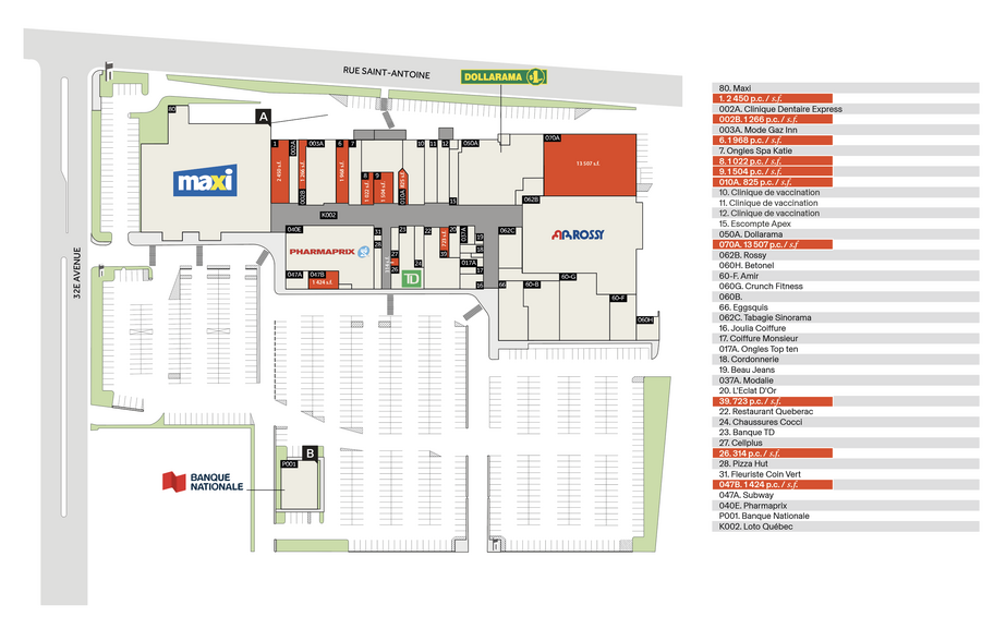 2760-3510 St Remembrance, Montréal, QC for rent - Site Plan - Image 2 of 2