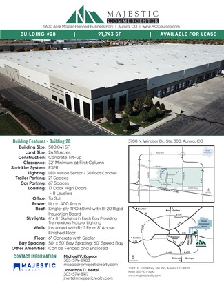 More details for 3700 N Windsor Dr, Aurora, CO - Industrial for Rent