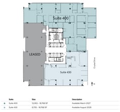 1400 Crystal Dr, Arlington, VA to rent Floor Plan- Image 1 of 1