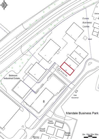 Portland Pl, Durham to rent - Site Plan - Image 3 of 3