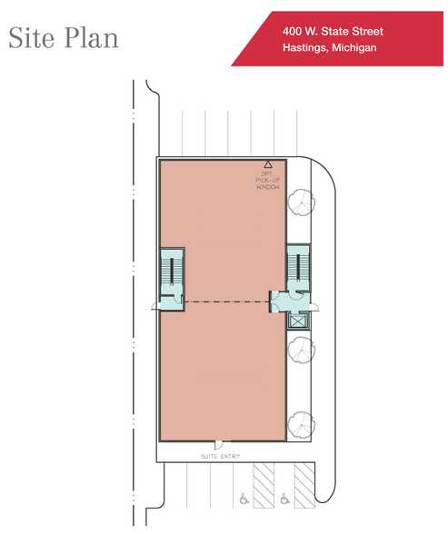 400 W State St, Hastings, MI for rent - Site Plan - Image 2 of 2