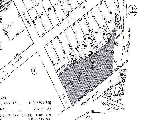 1701-1721 N Main St, Los Angeles, CA for rent - Plat Map - Image 2 of 14