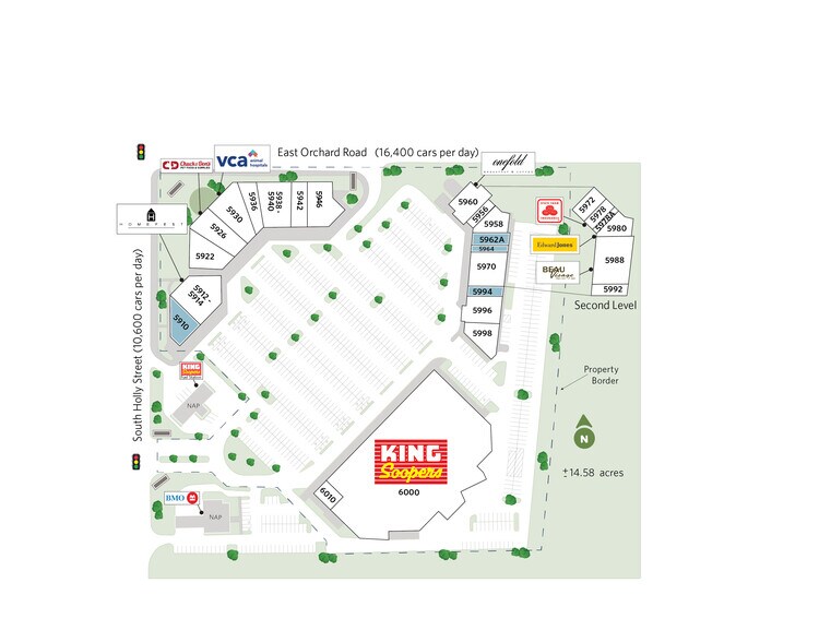 5910-6022 S Holly St, Greenwood Village, CO to rent - Site Plan - Image 2 of 12