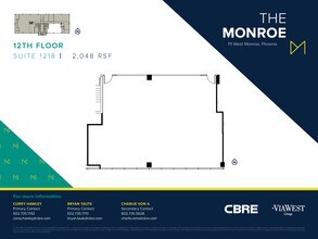 111 W Monroe St, Phoenix, AZ for sale Floor Plan- Image 1 of 1