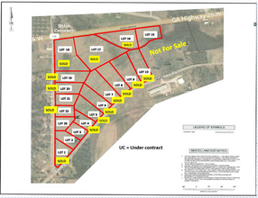 Kersey Road, Elko, GA for sale Plat Map- Image 1 of 4