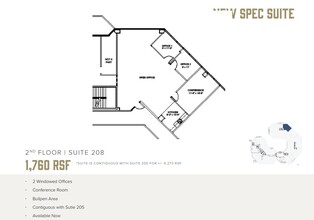 20750 Ventura Blvd, Woodland Hills, CA for rent Floor Plan- Image 2 of 7